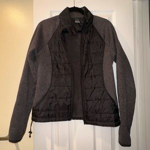 Grey/black jacket with thumb holes